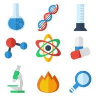 flat icon science N4