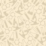 seamless background with laboratory equipment N3