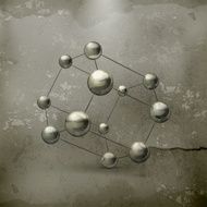 Molecule icon old style N2