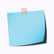 paper note light blue color