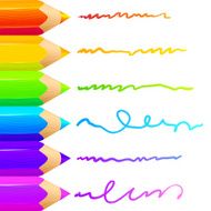Colored pencils bright colorful set background N2