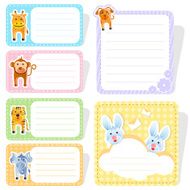 Cute Animal Label N2