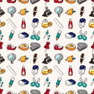 seamless stationery pattern N12