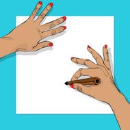 Drawing hands