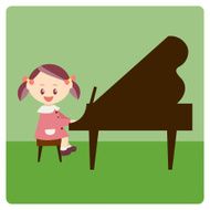 school girl playing piano N2