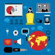 Conference Business Network Concept