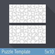 Puzzle Template 5x10