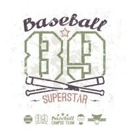 Emblem baseball superstar college team N2
