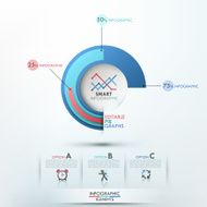 Modern infographics options banner N226