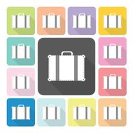 Bag Icon color set vector illustration N2