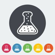 Chemisty flat icon N8