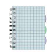 Notebook into cell on the springs with colored tabs