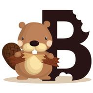 Alphabet B for Beaver N2