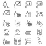 Business and finance icons N35