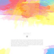 Vector watercolor template N159