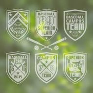 Baseball team emblem
