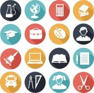 Education icons N284