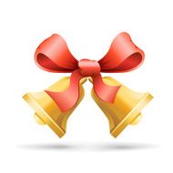 bell and ribbon