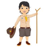 Boy Scout Vector Illustration N2