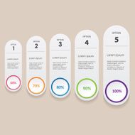 Infographic options template N3