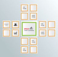 Infographic options template N4