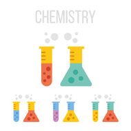 Vector test tube icons