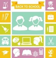 Education icons N285