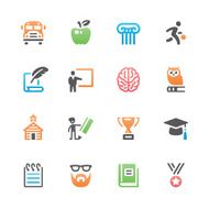 Education icons N287