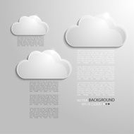 Modern abstract background with cloud for text N2