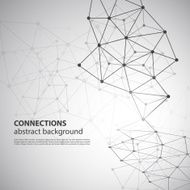 Molecular Global or Business Network Connections Concept Design