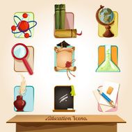 Education Icons Set N73
