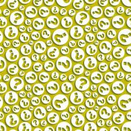 Questions Seamless pattern Vector illustration N9