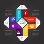 Origami abstract 3D Modern template vector banner infographics