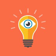 Vision concept Flat design