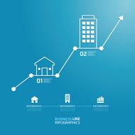 real estate business diagram line style N2