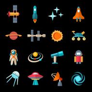 Space theme icons