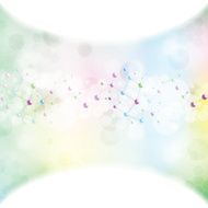 Abstract molecule light colors background