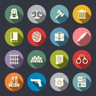Law icons
