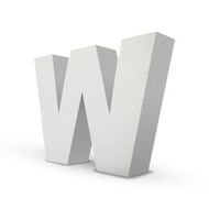 White Letter W N3