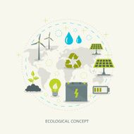 Ecologic renewable energy concept