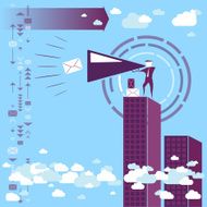 Sending a Message to the cloud - Vector