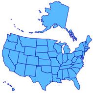 Map of USA N2