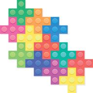 vector puzzle blocks
