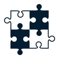 Jigsaw puzzle pieces - VECTOR N7