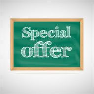 Special offer - the inscription chalk