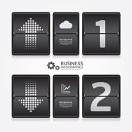 business travel infographic airport timetable design style