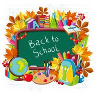School supplies Education concept