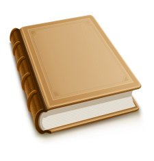 Old book with blank cover N2