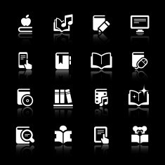 book and ebook icons N3
