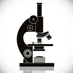 Microscope vector icon N4